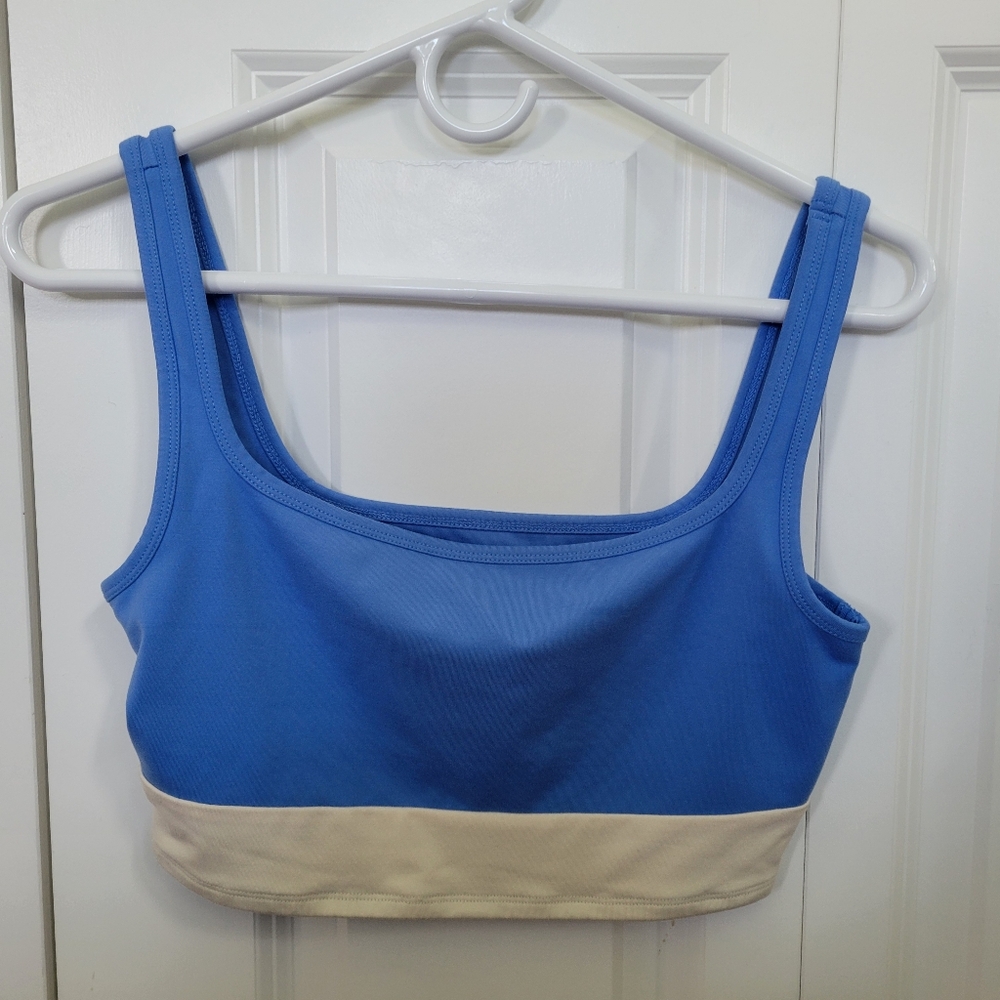 Reformation EcoStretch Blue Tank Top